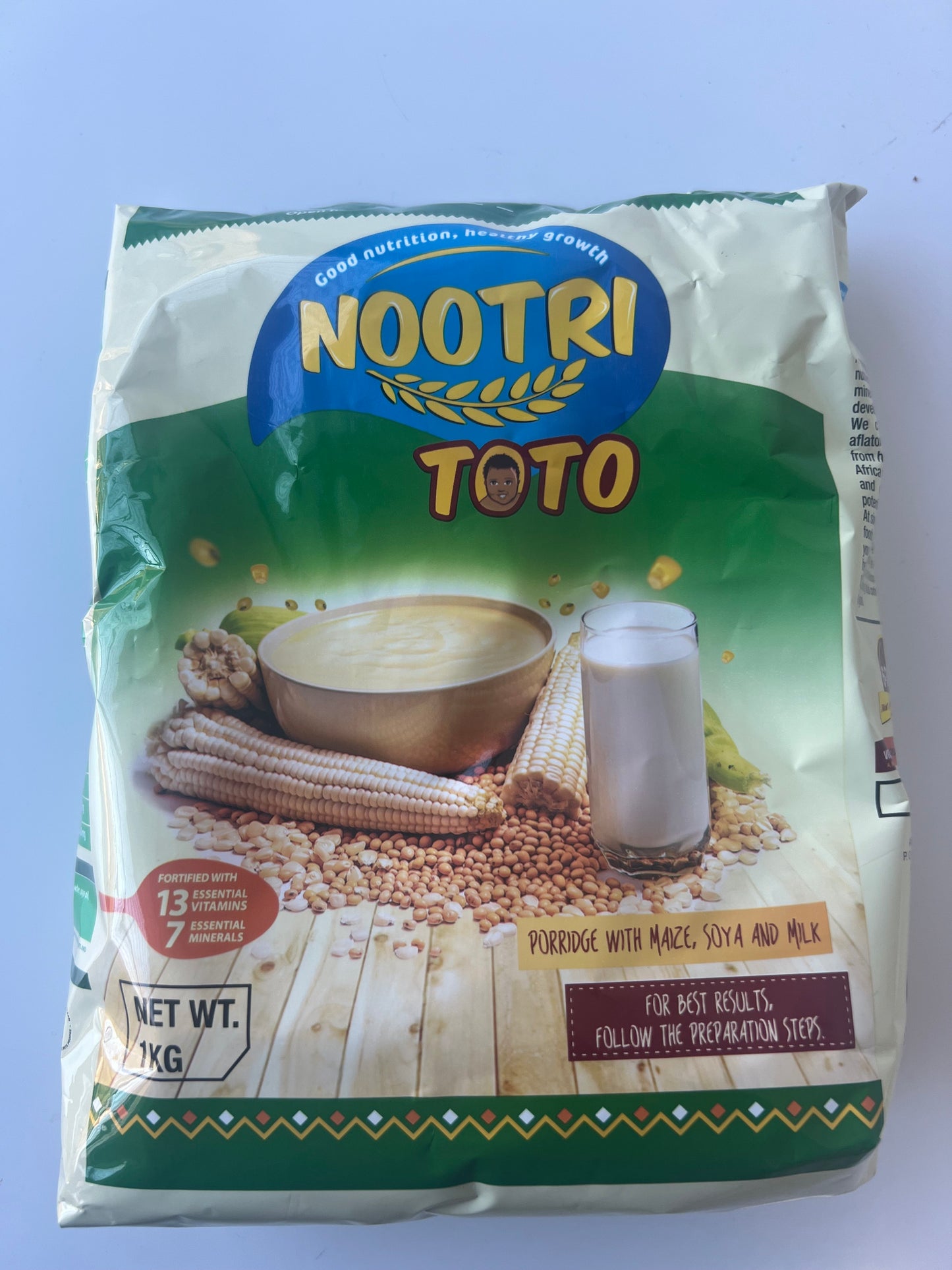 NOOTRI TOTO - Porridge with Maize, Soya and Milk