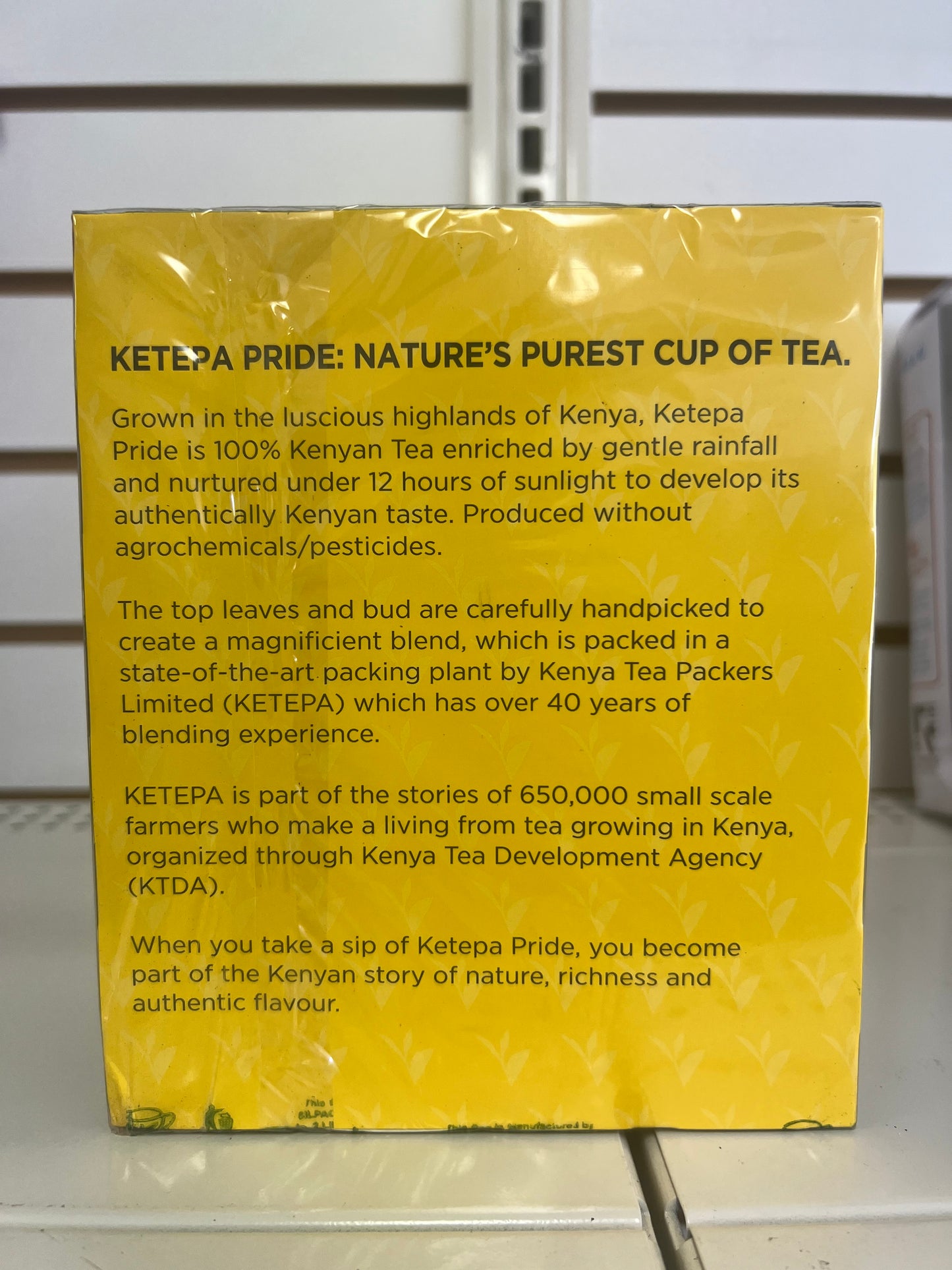 Ketapa Pride - Kenyan Black Tea Bags