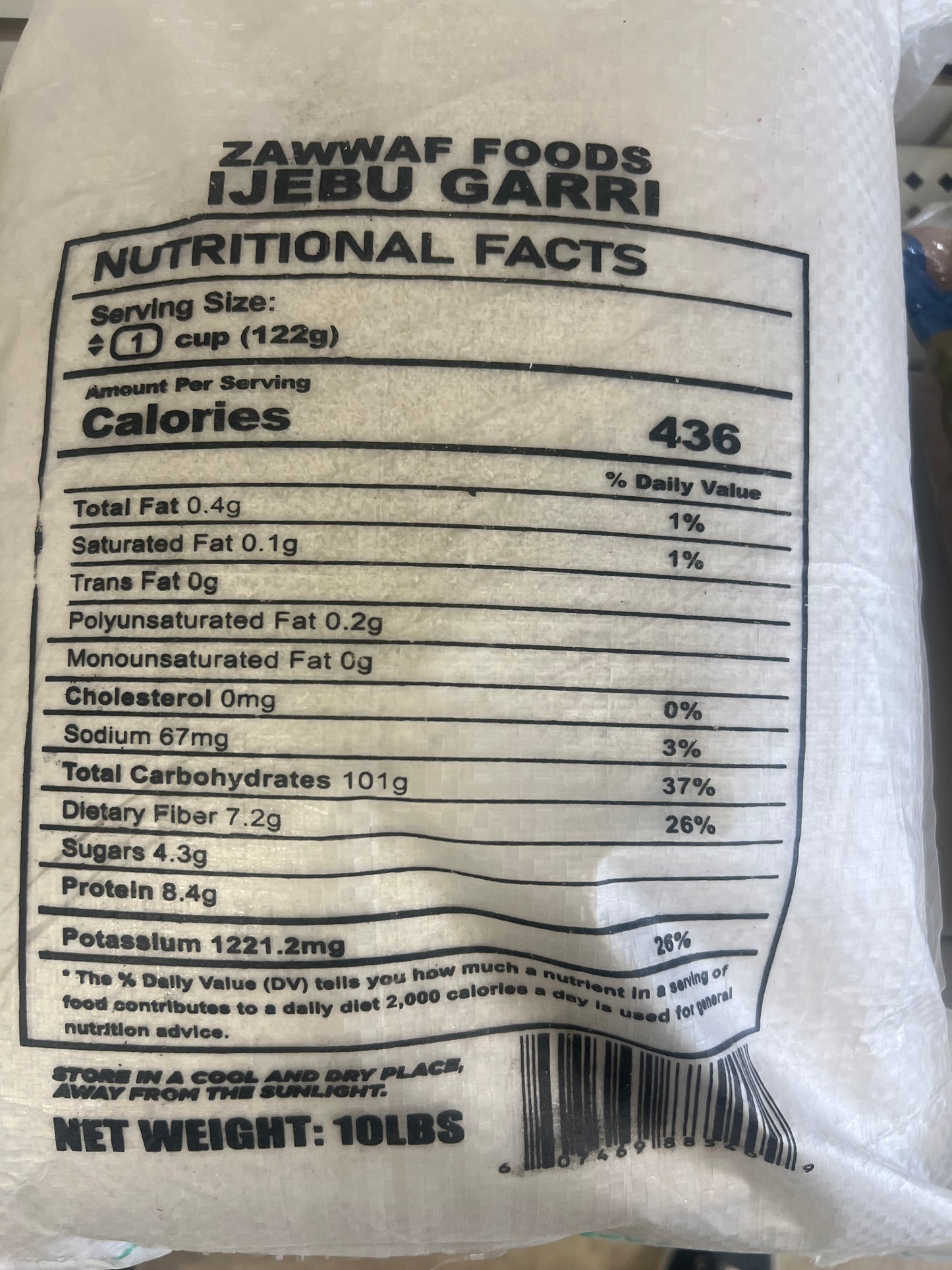 IJEBU GARRI 10LBS