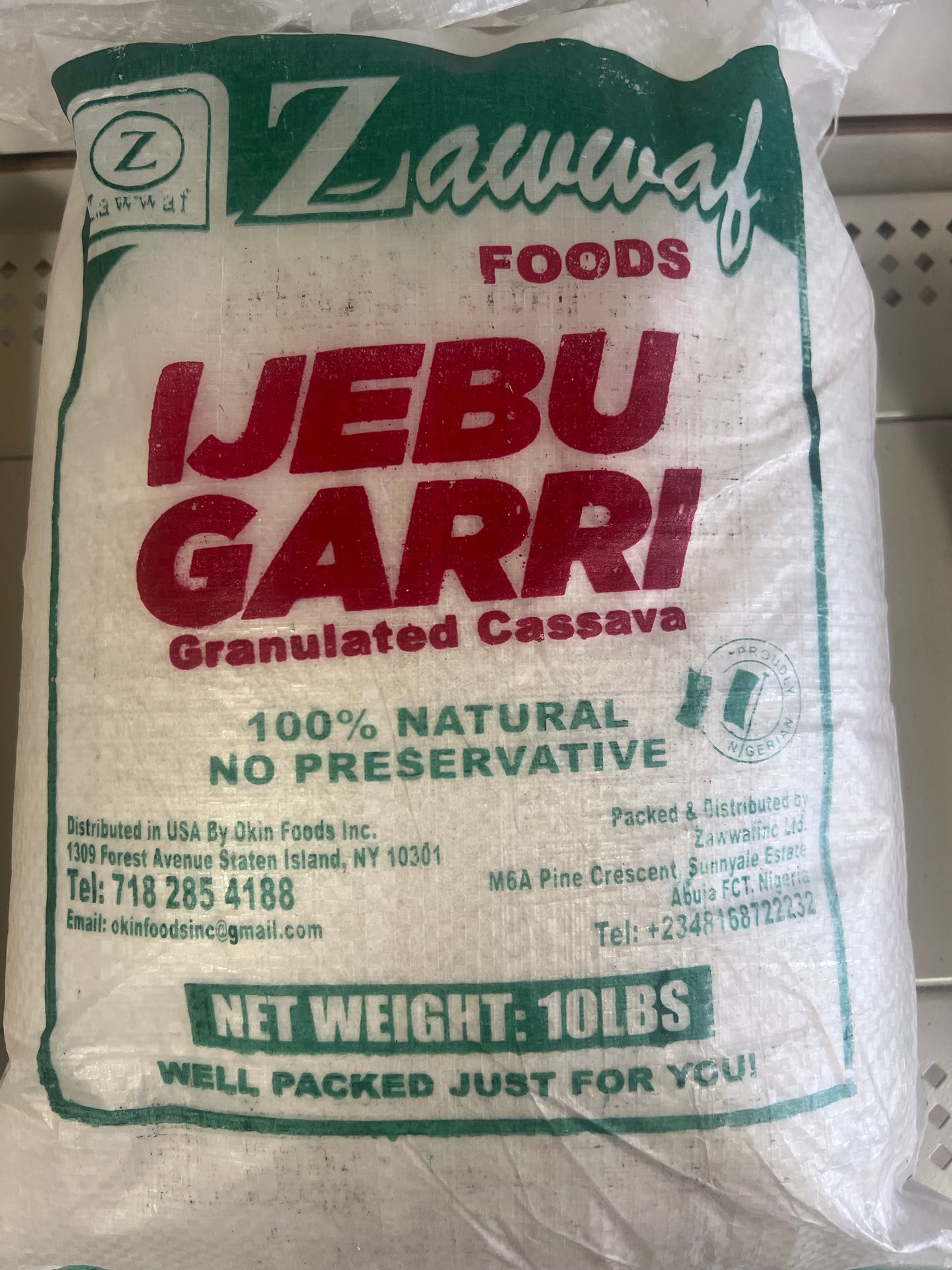 IJEBU GARRI 10LBS