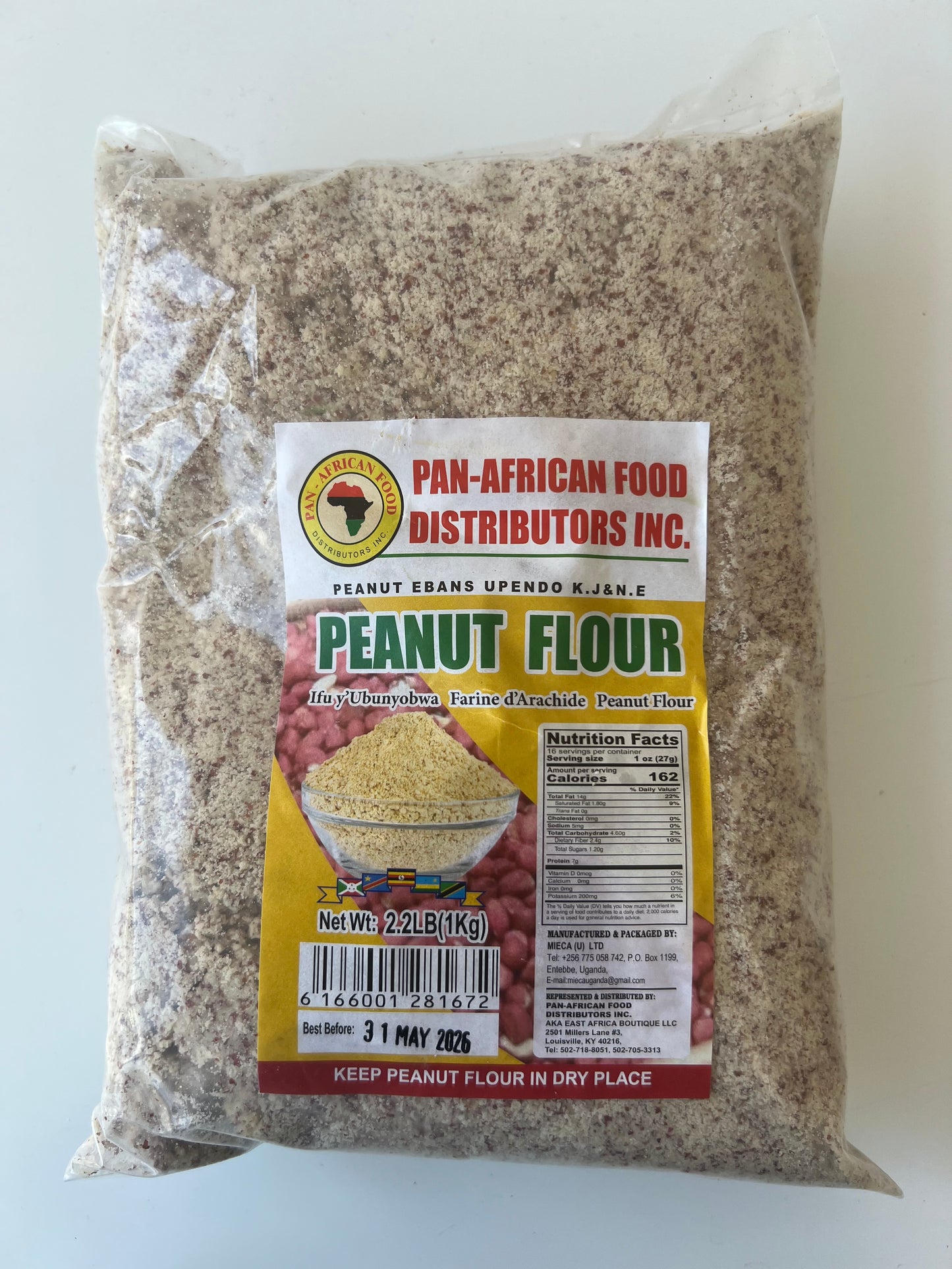 Akeza Peanuts Flour(1kg/2.2lbs)