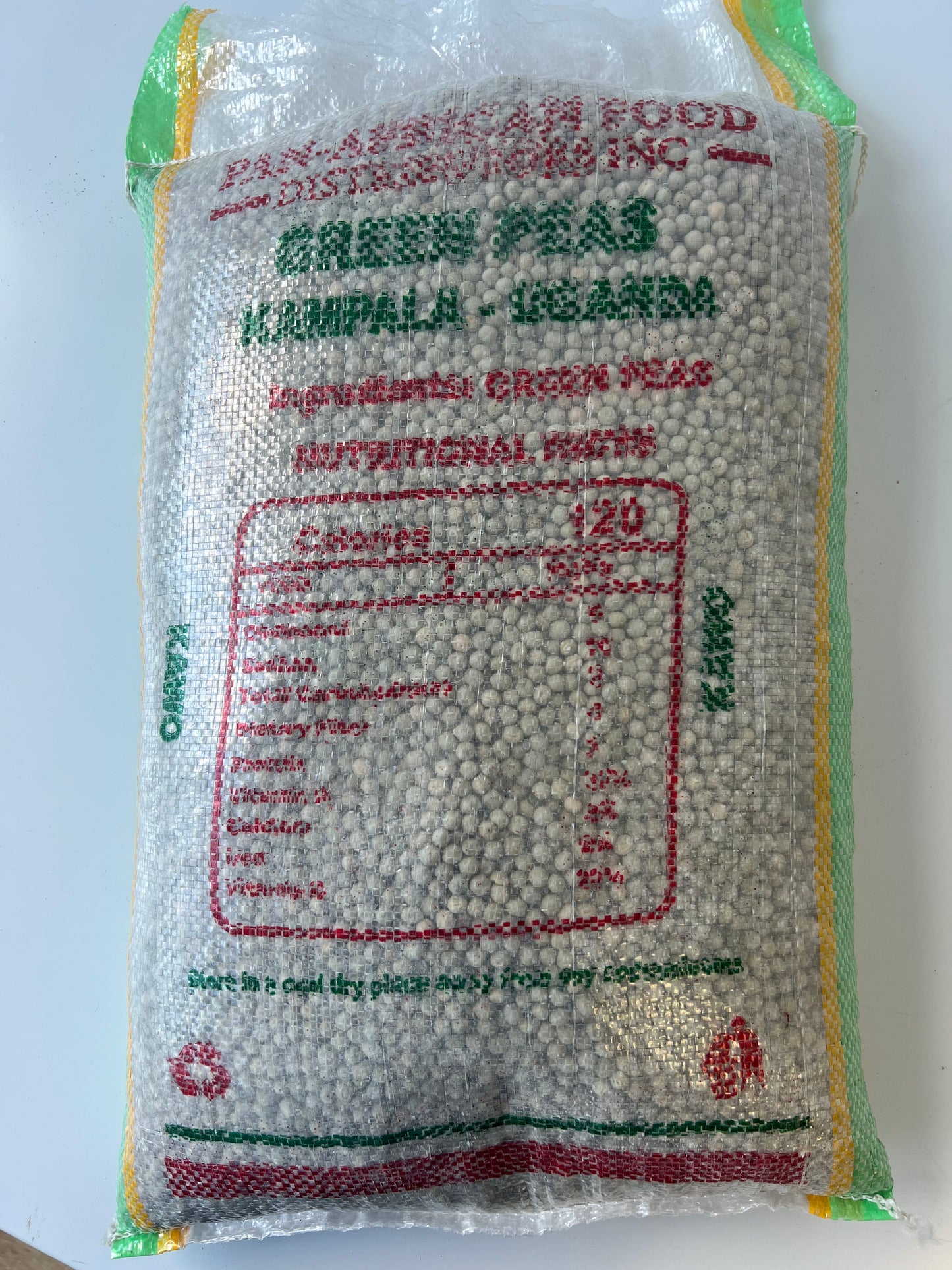 Green Dry Peas 10kg - Uganda