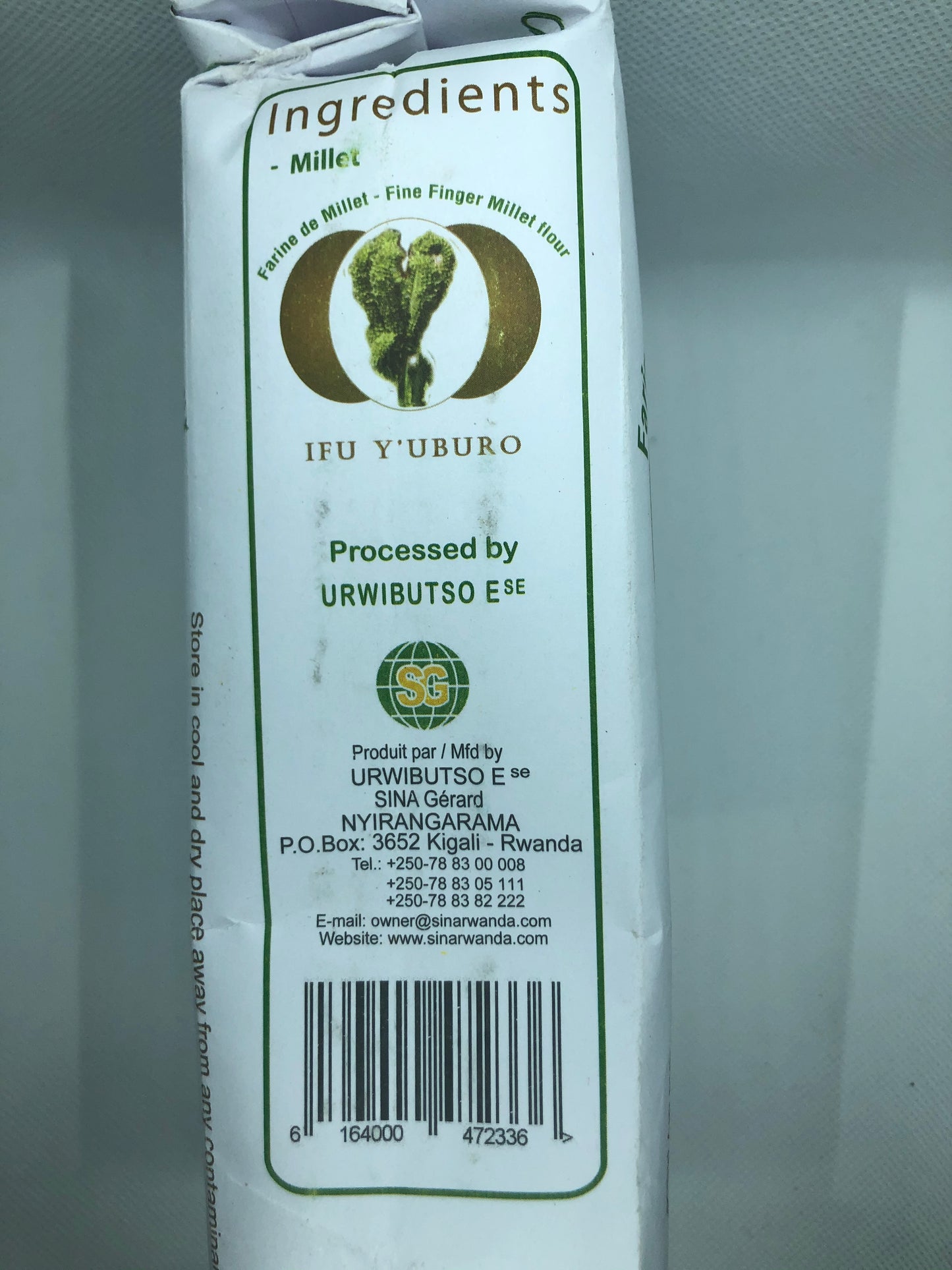 Akanozo - Millet Flour - Uburo 1kg/2.2lb